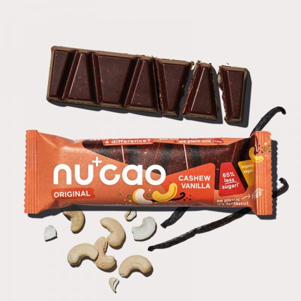 nucao - Cashew Vanilla - Riegel 40g