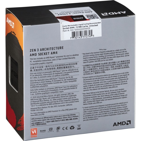 Advanced Micro Devices AMD Ryzen 9 5950X BOX | 100-100000059WOF