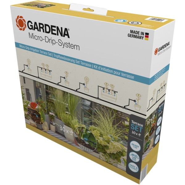 GARDENA Micro-Drip-System Set Terrasse (30 Pflanzen)