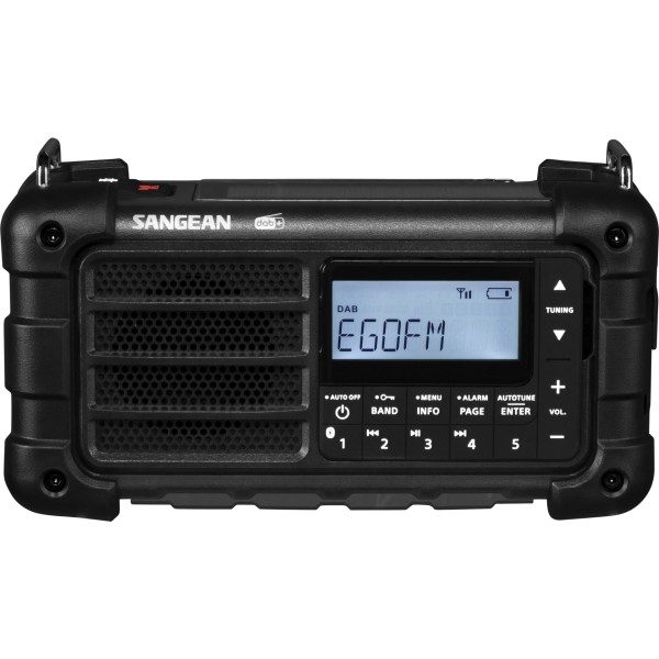 Sangean MMR-99 DAB schwarz NotfallKurbelSolar Radio