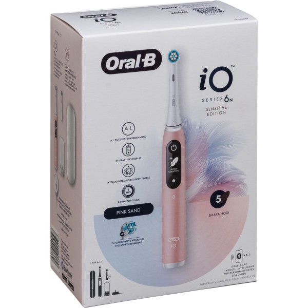 Oral-B iO Series 6 Pink Sand Etui JAS22