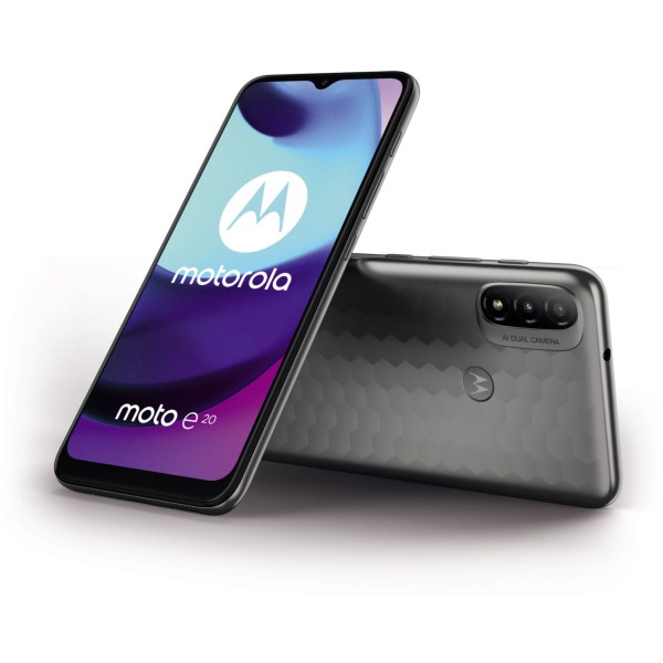 Motorola Moto E20 grau