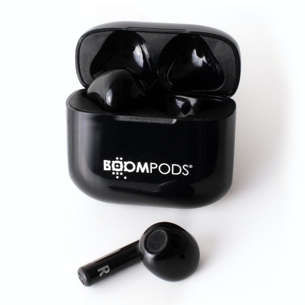 BOOMPODS Bluetooth Kopfhörer Compact Buds, schwarz