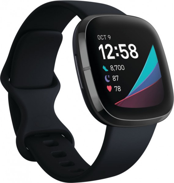 FitBit Sense, Carbon/Graphite Stainless Steel