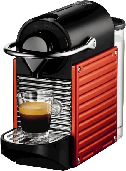 Krups Nespresso Kapselmaschine Pixie XN 3045 Electric Red