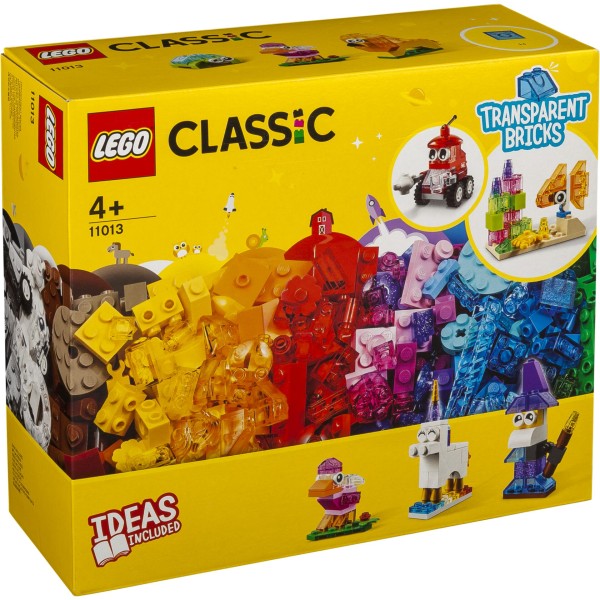 LEGO Classic 11013 KreativBauset mit durchsichtigen Steinen