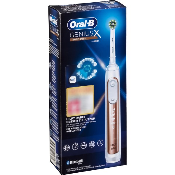 Oral-B Elektrische Zahnbürste Genius X, rose gold