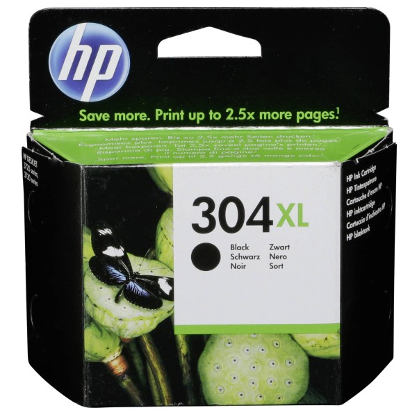 Hewlett Packard HP N9K08AE Tintenpatrone schwarz No. 304 XL
