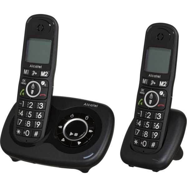 Alcatel XL595B Voice Duo schwarz