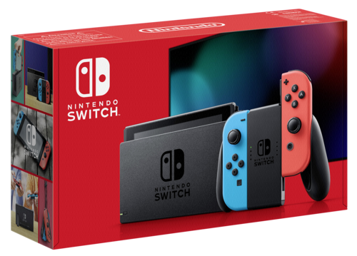 Nintendo Switch Neon-Rot / Neon-Blau (neues Modell 2019)