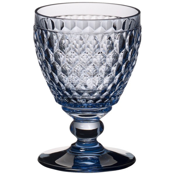 Villeroy & Boch Boston coloured Weissweinglas blue Kristallglas, blau