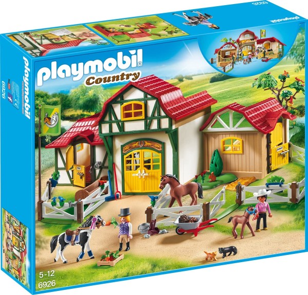 Playmobil Country 6926 Großer Reiterhof, mit viel Zubehör, 358-teilig, ab 4 Jahren