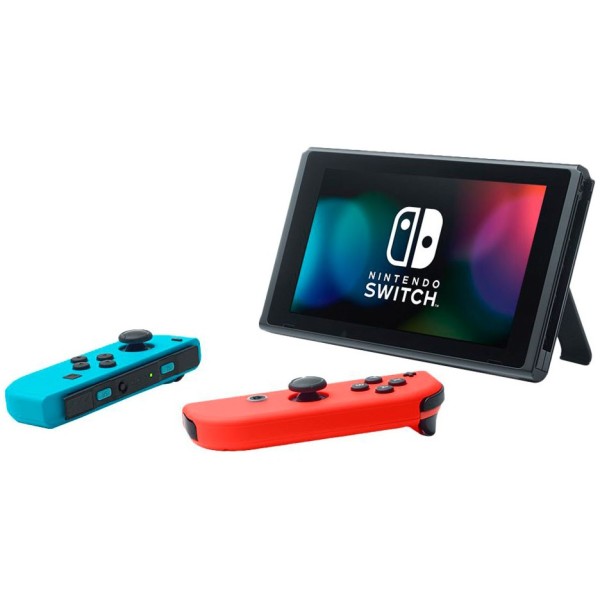 Nintendo-Switch-Neon-Rot-/-Neon-Blau-(Modell-2022)