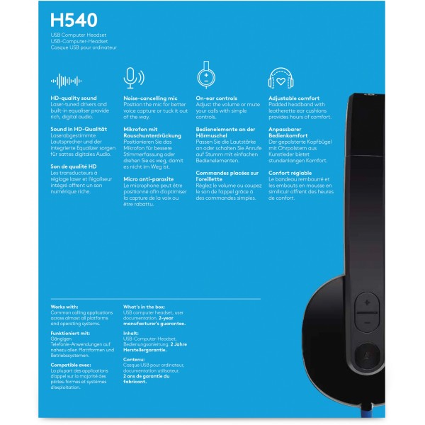 Logitech-h540-usb-stereo-headset