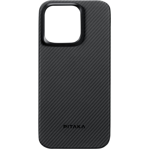 Pitaka MagEZ Case 4 600D for iPhone 15 Pro BlackGrey Twill