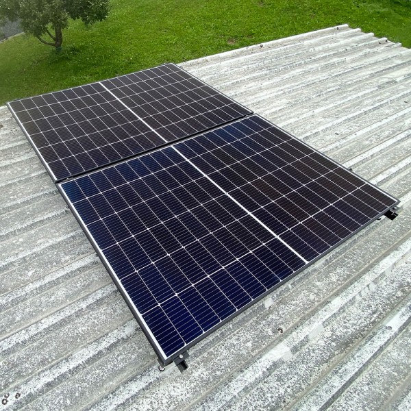 MAINGAU Solar Shed DUO 830 W + 5m Schuko