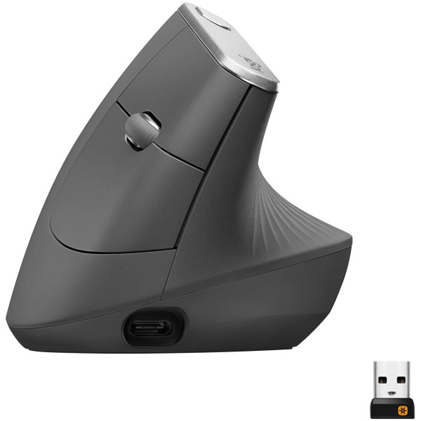 Logitech-Mouse-MX-Vertical-Wireless-Grey