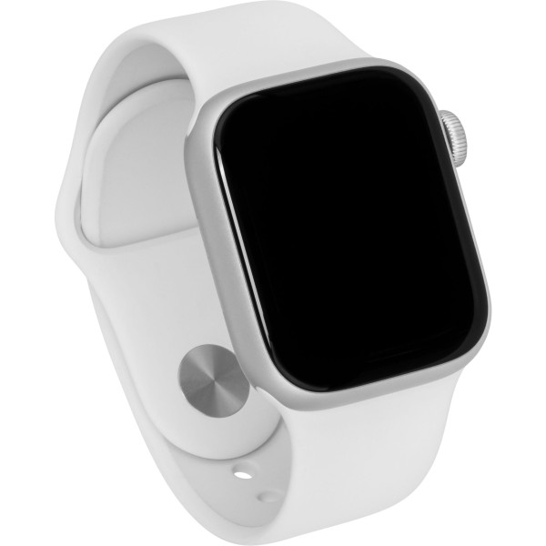 Apple Watch 8 GPS 45mm Alu Silver/White Sport Band