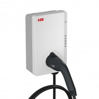 ABB Terra AC-Wallbox (inkl. 5m Typ 2 Kabel, 22 kW, RFID/APP, EM, LAN/WLAN/SIM, DC, OCPP 1.6)