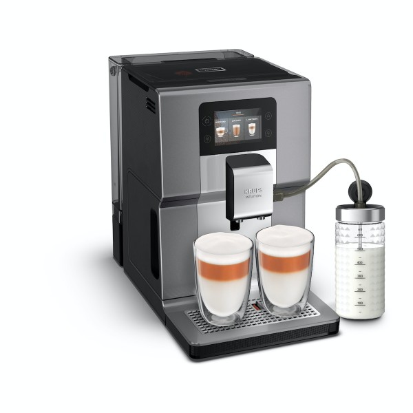 KRUPS Kaffeevollautomat INTUITION PREFERENCE EA875E,silbergrau