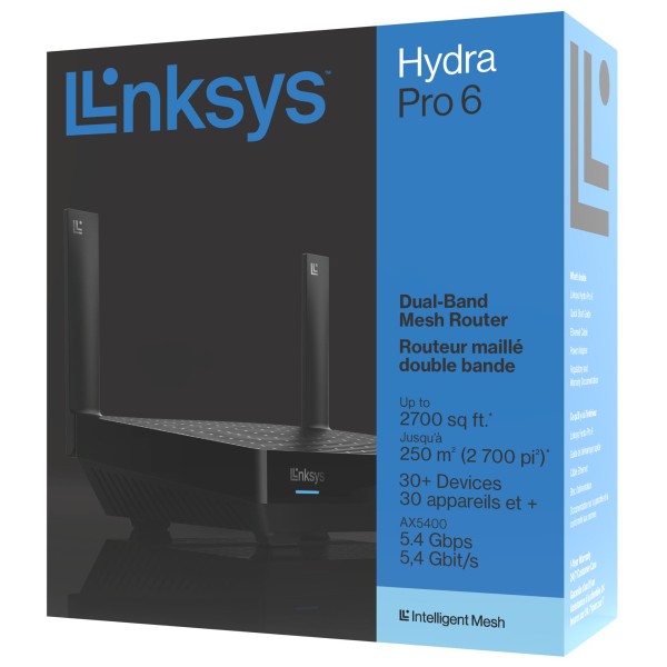 Linksys Hydra Pro 6 Dual Band Wifi 6 Router AX5400 MR5500-KE