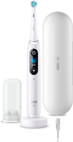 Braun Oral-B iO Series 9N, Elektrische Zahnbürste weiß, Alabaster