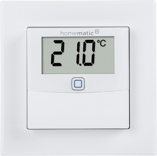 Homematic IP Temp.- und Luftfeuchtigkeitssensor Display –innen