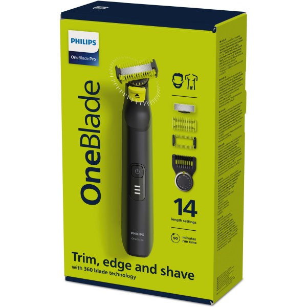 Philips-oneblade-pro-360-qp6541-face-+-body-trimmer