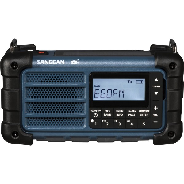 Sangean MMR-99 DAB blau NotfallKurbelSolar Radio