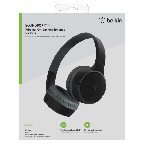 Belkin Soundform Mini-On-Ear Kinder Kopfh schwarz AUD002btBK