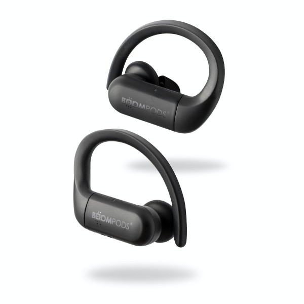 BOOMPODS Bluetooth Kopfhörer Sportbuds TWS, schwarz