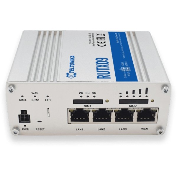 Teltonika-RUTX09-LTE-Cat6-Giagabit-Industrial-Router